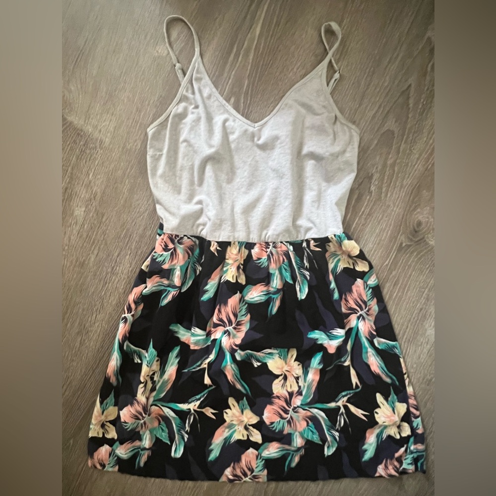 Roxy Tropical Spaghetti Strap dress size M